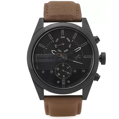 "Titan Fastrack NR3165NL01 (Gents) - Click here to View more details about this Product